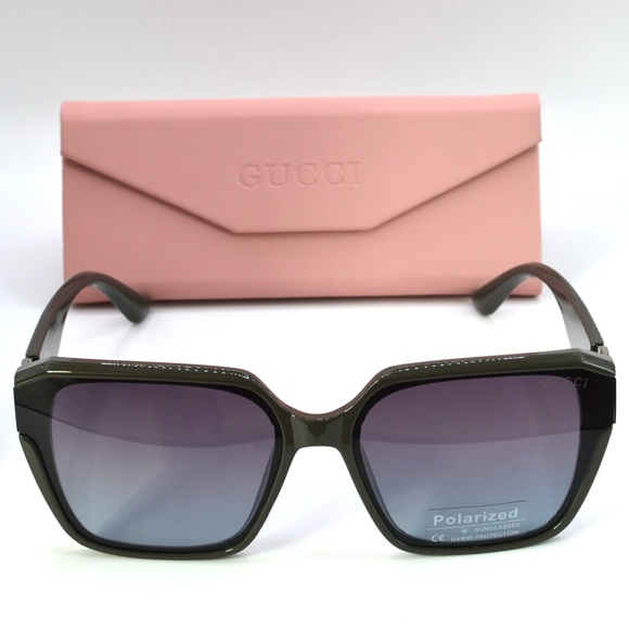 Gucci Women Polarized Sunglasses | Black | Gradient Lens | New | No Box - Picture 6 of 15